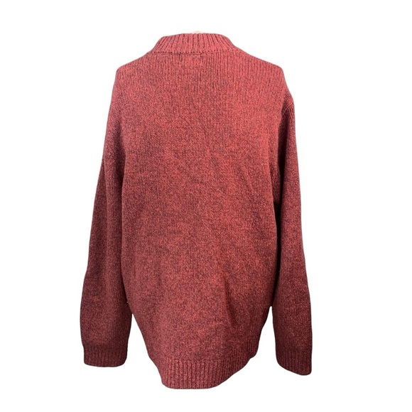 L.L. Bean Lambswool Sweater Large Coastal Preppy New England Chic Quiet Quality - Picture 4 of 9